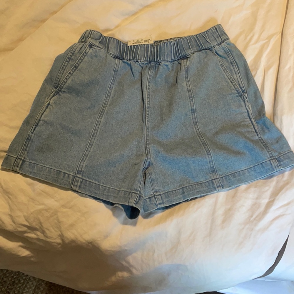 denim shorts